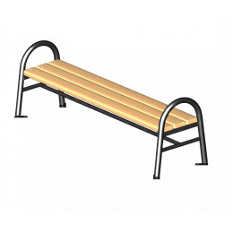 Скамейка уличная 1,5м